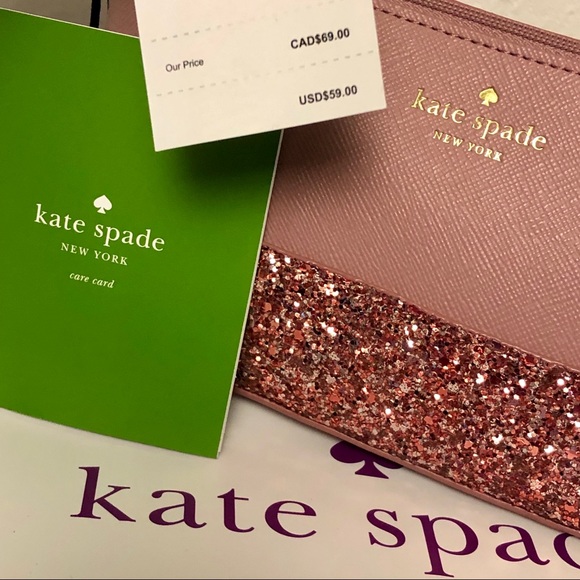 Kate Spade Pink Cosmetic Case Pouch Bag Brand New - Picture 4 of 8